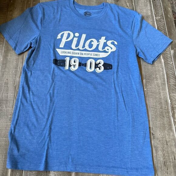 Pilots Looking Down on People Since 1903 Funny Tee Shirt - Picture 2 of 4